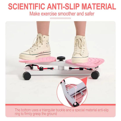 Waist Twist Machine Ab Training 300 Lbs Capacity Ab Board for Women Core Workout Equipment Portable Waist Toner for Aerobic Exercise Home Gym Cardio