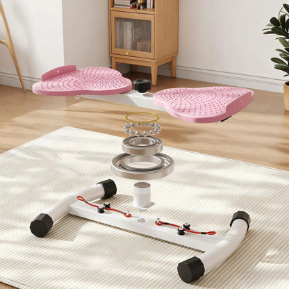 Waist Twist Machine Ab Training 300 Lbs Capacity Ab Board for Women Core Workout Equipment Portable Waist Toner for Aerobic Exercise Home Gym Cardio